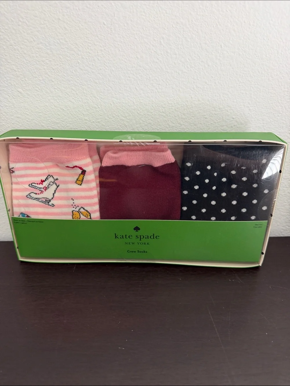 NWT Kate Spade ♠️ New York City crew socks